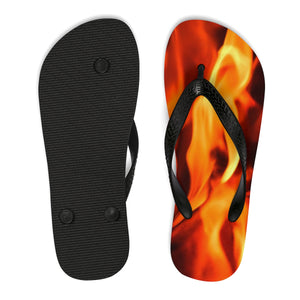 Roaring Fire Unisex Flip-Flops