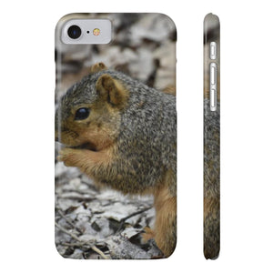 Friendly squirrel  Slim Phone Case