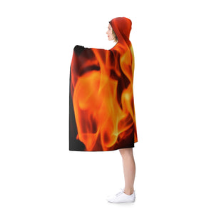 Roaring Fire Hooded Blanket