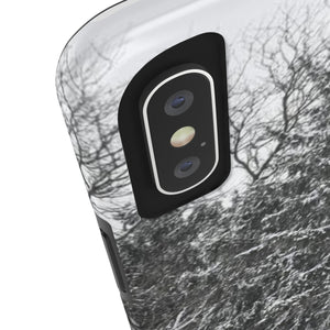 Snowy Pine Tree extra protection Phone Case
