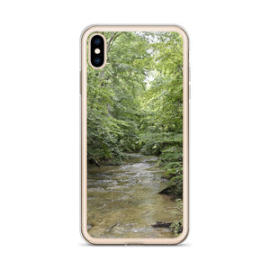 Creek in the forest iPhone Case