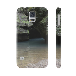 Rocks of salt creek Slim Phone Cases