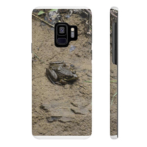 The curious toad Slim Phone Cases