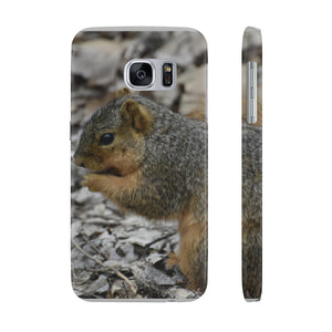 Friendly squirrel  Slim Phone Case