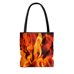 Roaring fire Tote Bag