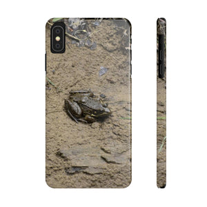 The curious toad Slim Phone Cases