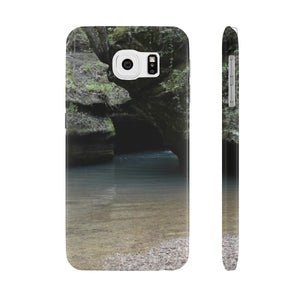 Rocks of salt creek Slim Phone Cases