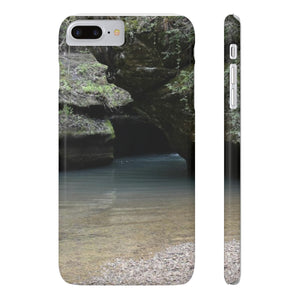 Rocks of salt creek Slim Phone Cases