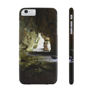 Rock house of hocking hills Slim Phone Case