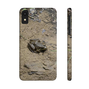 The curious toad Slim Phone Cases