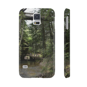 Overlook bridge  Slim Phone Cases