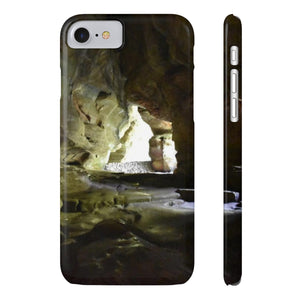 Rock house of hocking hills Slim Phone Case