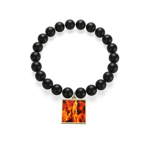 Roaring fire Onyx Bracelet