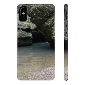 Rocks of salt creek Slim Phone Cases