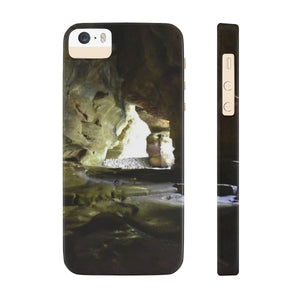 Rock house of hocking hills Slim Phone Case