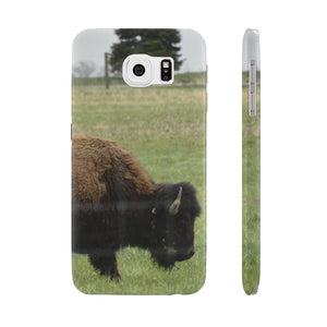 The American bison of Darby creek Slim Phone Cases