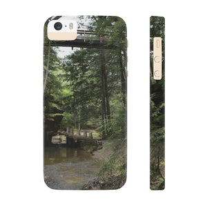 Overlook bridge  Slim Phone Cases