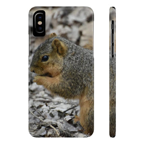 Friendly squirrel  Slim Phone Case