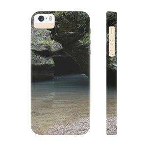 Rocks of salt creek Slim Phone Cases