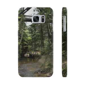 Overlook bridge  Slim Phone Cases