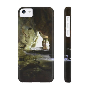 Rock house of hocking hills Slim Phone Case