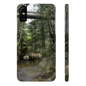 Overlook bridge  Slim Phone Cases